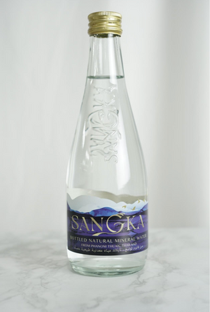 Sangka 20x330ml Glass Bottles - Alkaline Natural Mineral Water