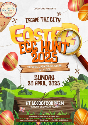 🌿✨ Exclusive Easter Sunday Adventure at LocoFood Organic Farm! ✨🌿